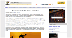 Desktop Screenshot of krolltravel.com